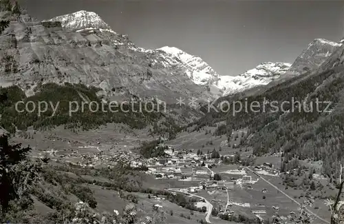 AK / Ansichtskarte  Leukerbad_Loueche-les-Bains_VS mit Rinderhorn Balmhorn Gitzifurgge und Ferdenrothorn 