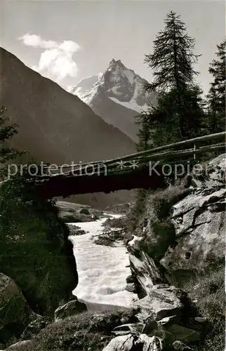 AK / Ansichtskarte  Zinal_VS La Navisence et le Besso Zinal_VS