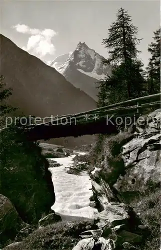 AK / Ansichtskarte  Zinal_VS La Navisence et le Besso Zinal_VS