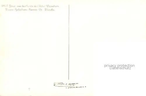 AK / Ansichtskarte  Zinal_VS vue du chemin de lHotel Weisshorn mit Besso Gabelhorn Dent Blanche Zinal_VS