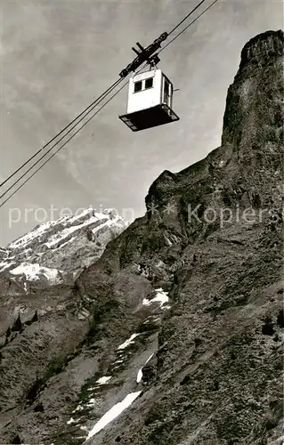 AK / Ansichtskarte  Adelboden_BE Luftseilbahn Birg_Engstligenalp Grosslohner und Rinderhorn 