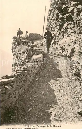 AK / Ansichtskarte  Gemmi_VS Passage de la Gemmi 
