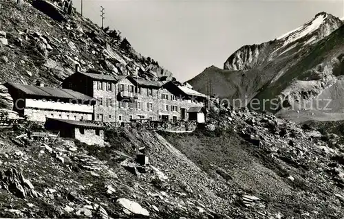 AK / Ansichtskarte  Kandersteg_BE Berghotel Schwarenbach mit Doldenhorn Kandersteg_BE