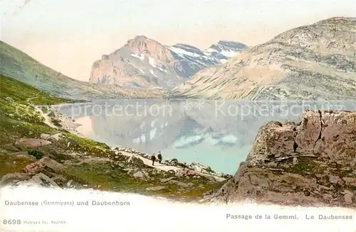 AK / Ansichtskarte  Daubensee_Gemmipass_VS und Daubenhorn  