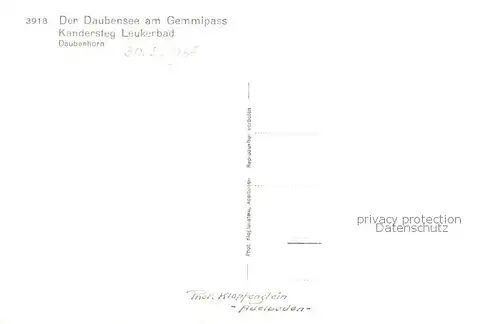 AK / Ansichtskarte  Daubensee_Gemmipass_VS Kandersteg Leukerbad Daubenhorn Schafherde 