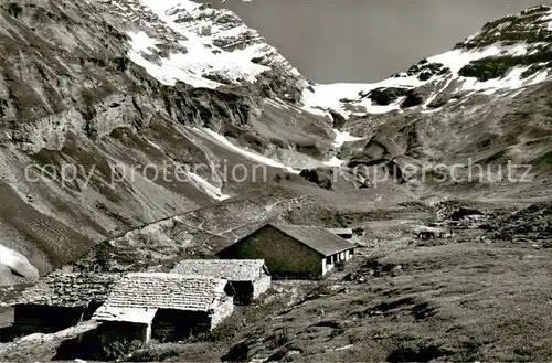 AK / Ansichtskarte  Leukerbad_Loueche-les-Bains_VS Fluhalp mit Gizifurgge und Dalagletscher 