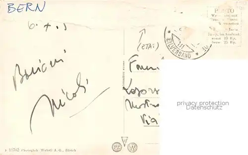 AK / Ansichtskarte  Bern_BE Stadtansicht Bern_BE