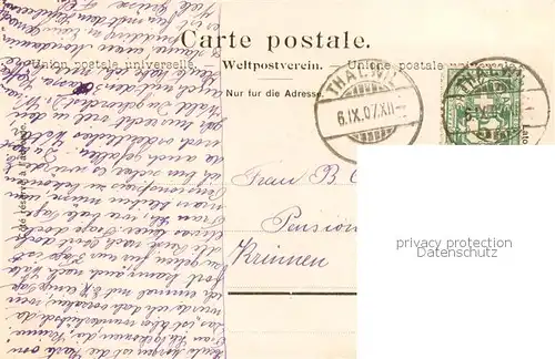 AK / Ansichtskarte  Meiringen_BE Panorama mit Kirche Meiringen BE