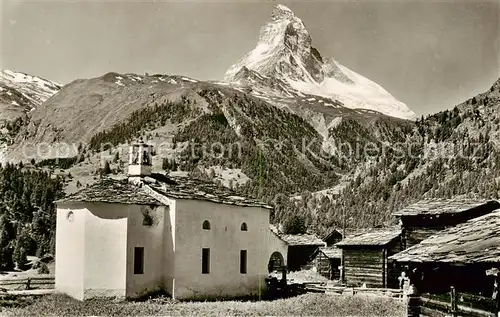 AK / Ansichtskarte Zermatt_VS Winkelmatten und Matterhorn Zermatt_VS