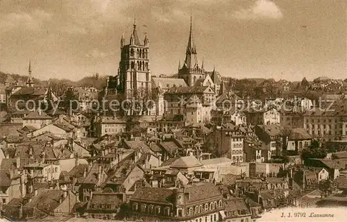 AK / Ansichtskarte Lausanne_VD Stadtansicht Lausanne VD