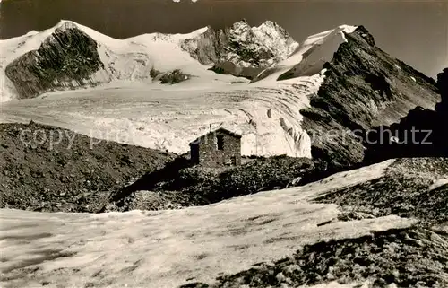 AK / Ansichtskarte Cabane_Tracuit_Col_de_Tracuit_3250m_VS Le Bishorn le Weisshorn et la Tete de Millon 