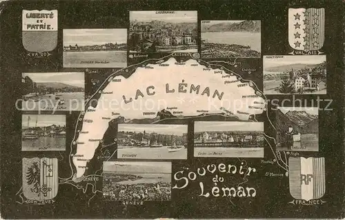 AK / Ansichtskarte Lac_Leman_Genfersee_GE Vue partielle