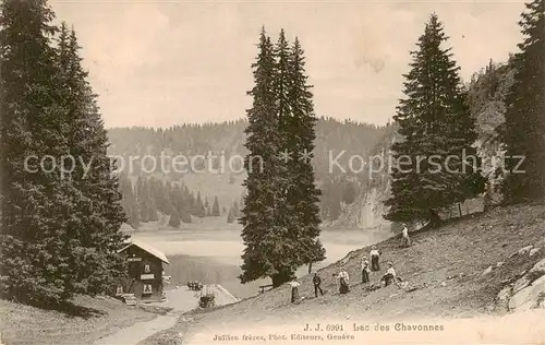 AK / Ansichtskarte Lac de Chavannes_Villars sur Ollon_VD Panorama 