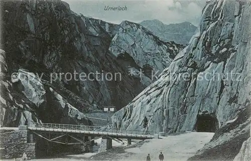 AK / Ansichtskarte Urnerloch_Andermatt_UR Panorama 