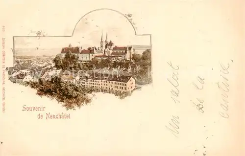 AK / Ansichtskarte Neuchatel_NE Panorama Neuchatel NE
