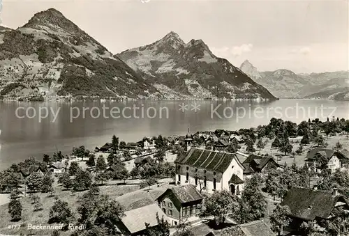 AK / Ansichtskarte Beckenried_Vierwaldstaettersee_NW Riedli Panorama 
