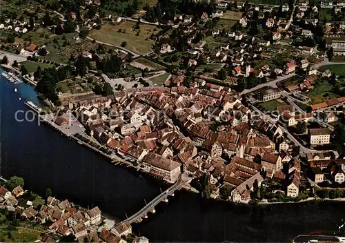 AK / Ansichtskarte Stein_Rhein_SH Fliegeraufnahme 