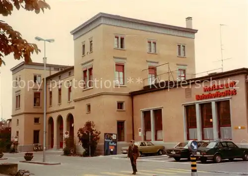 AK / Ansichtskarte Romanshorn_TG Restaurant Bahnhofbuffet Romanshorn TG