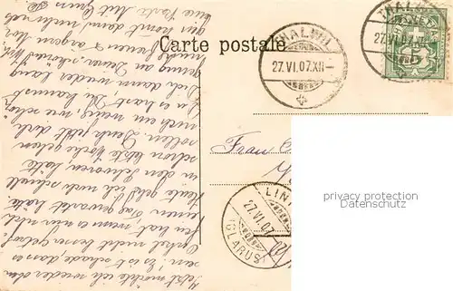 AK / Ansichtskarte Braunwald_GL Bergkirchlein Braunwald GL