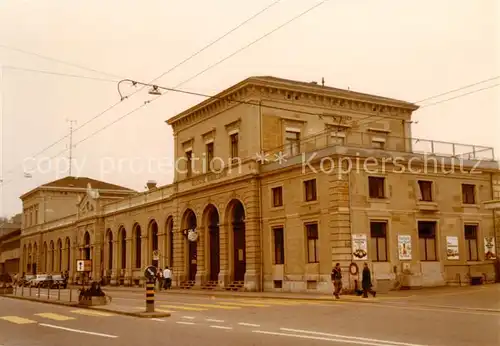 AK / Ansichtskarte Schaffhausen__SH Bahnhof 