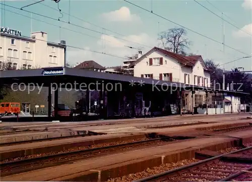 AK / Ansichtskarte Neuhausen_SH Bahnhof Neuhausen SH