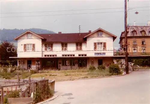 AK / Ansichtskarte Stein_Rhein_SH Bahnhof 