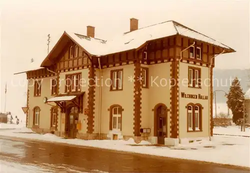 AK / Ansichtskarte Wilchingen Hallau_SH Bahnhof 