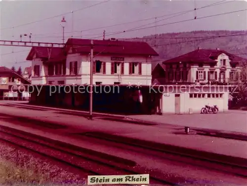 AK / Ansichtskarte Stein_Rhein_SH Bahnhof 