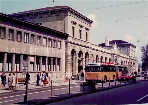 AK / Ansichtskarte Schaffhausen__SH Bahnhof 