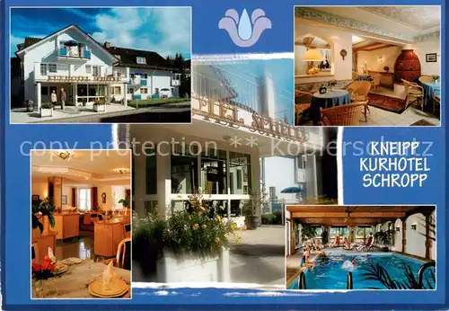 AK / Ansichtskarte 73816530 Bad_Woerishofen Kneipp Kurhotel Schrpp Gastraeume Hallenbad Bad_Woerishofen