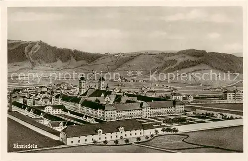 AK / Ansichtskarte Einsiedeln__SZ Klosteranlage 