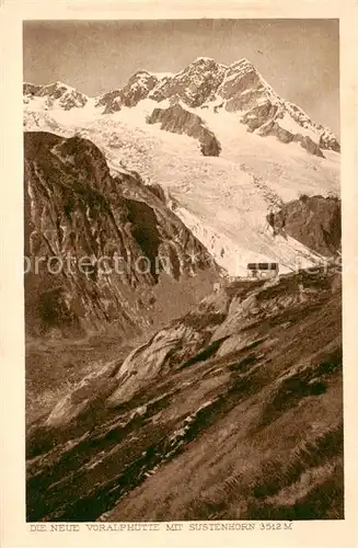 AK / Ansichtskarte Sustenhorn_3503m_BE Neue Voralphuette Panorama 