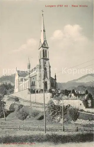 AK / Ansichtskarte Lungern_OW Neue Kirche