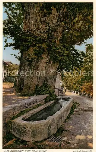 AK / Ansichtskarte St_Gallen_SG Am Brunnen vor dem Tore St_Gallen_SG
