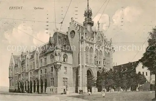 AK / Ansichtskarte  Erfurt Rathaus Erfurt