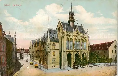 AK / Ansichtskarte  Erfurt Rathaus Erfurt