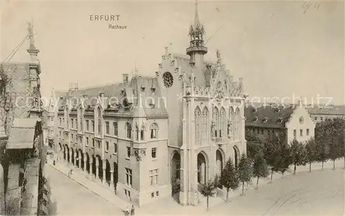 AK / Ansichtskarte  Erfurt Rathaus Erfurt