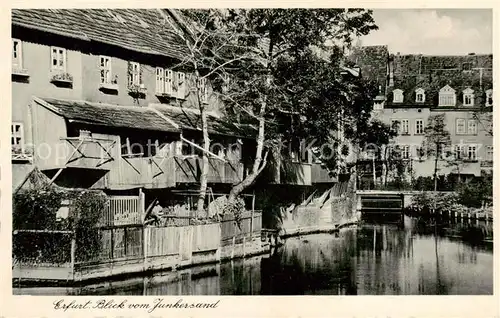 AK / Ansichtskarte  Erfurt Blick vom Junkersand Erfurt