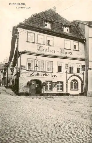 AK / Ansichtskarte  Eisenach Lutherhaus mit Lutherkeller 