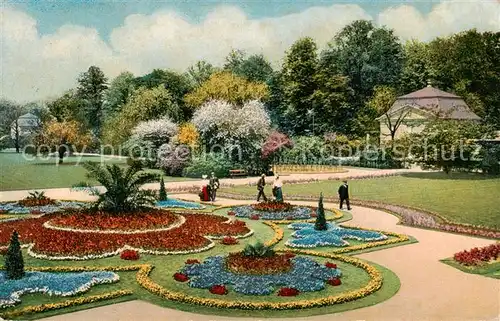 AK / Ansichtskarte 73816631 Dresden_Elbe Kgl Grosser Garten mit Blumenmosaik 