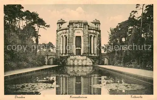 AK / Ansichtskarte  Dresden_Elbe Krematorium Tolkewitz 