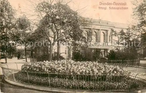 AK / Ansichtskarte  Neustadt_Dresden Kgl Schauspielhaus Neustadt_Dresden