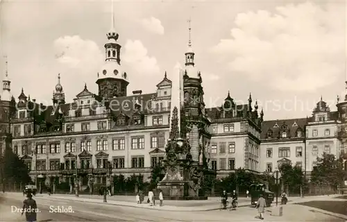 AK / Ansichtskarte  Dresden_Elbe Schloss 