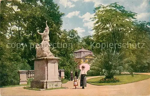 AK / Ansichtskarte  Dresden_Elbe Partie am Eingang zur Hauptallee im Grossen Garten 