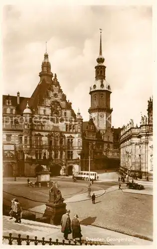 AK / Ansichtskarte  Dresden_Elbe Georgentor 