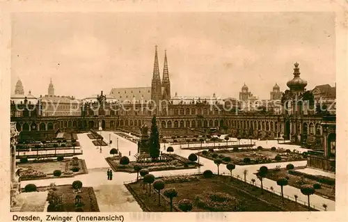 AK / Ansichtskarte  Dresden_Elbe Zwinger Innenansicht 