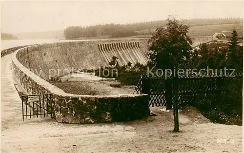 AK / Ansichtskarte  Talsperre_Muldenberg Panorama Sperrmauer Talsperre Muldenberg