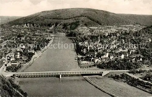 AK / Ansichtskarte  Neckargemuend Panorama Neckargemuend