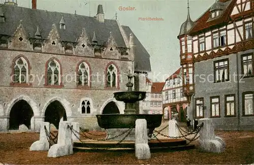 AK / Ansichtskarte 73816781 Goslar Marktbecken Goslar