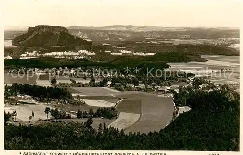 AK / Ansichtskarte  Gohrisch Panorama mit Lilienstein Gohrisch